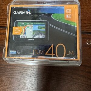 Garmin nüvi 40LM GPS Navigator - Black and Orange